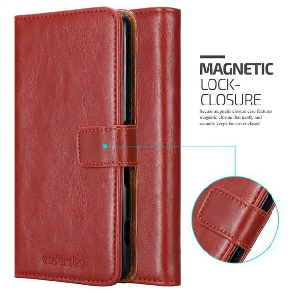 Sony Xperia C4 Suojakotelo Suojakuori Lompakkokotelo Matkapuhelinkotelo jossa magneettisuljenta, jalusta-toiminto ja korttitasku