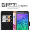 Miniatyrbilde 4 av 6: Deksel til Samsung Galaxy ALPHA Lommebokdeksel med magnetisk lukking, stativfunksjon og kortlomme