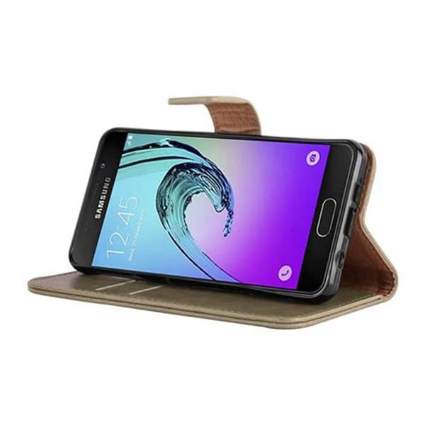 Samsung Galaxy A3 2016 Plånboksfodral Skal Mobilskyddmed magnetisk stängning, ståfunktion och kortficka