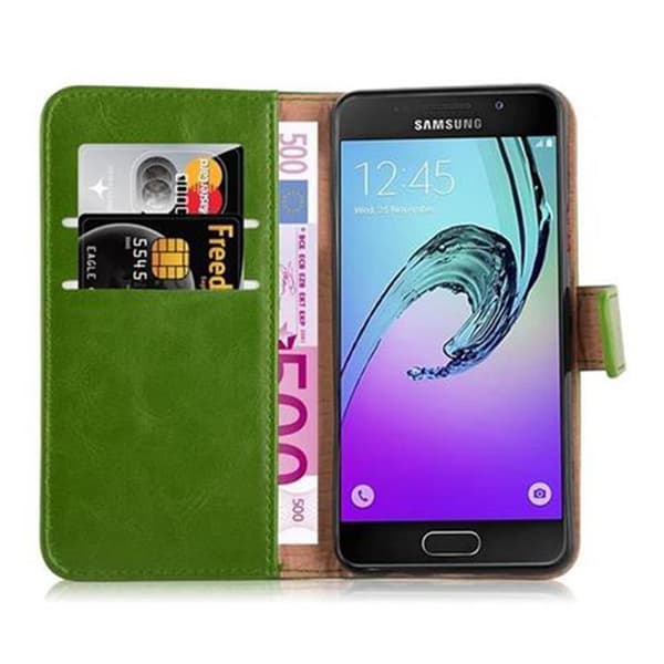 Samsung Galaxy A3 2016 Plånboksfodral Skal Mobilskyddmed magnetisk stängning, ståfunktion och kortficka