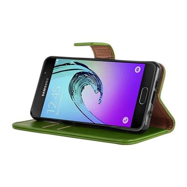 Samsung Galaxy A3 2016 Plånboksfodral Skal Mobilskyddmed magnetisk stängning, ståfunktion och kortficka