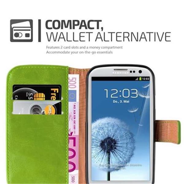 Samsung Galaxy S3 / S3 NEO Suojakotelo Suojakuori Lompakkokotelo Matkapuhelinkotelo jossa magneettisuljenta, jalusta-toiminto ja korttitasku