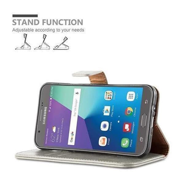 Deksel til Samsung Galaxy J7 2017 US Version Lommebokdeksel med magnetisk lukking, stativfunksjon og kortlomme