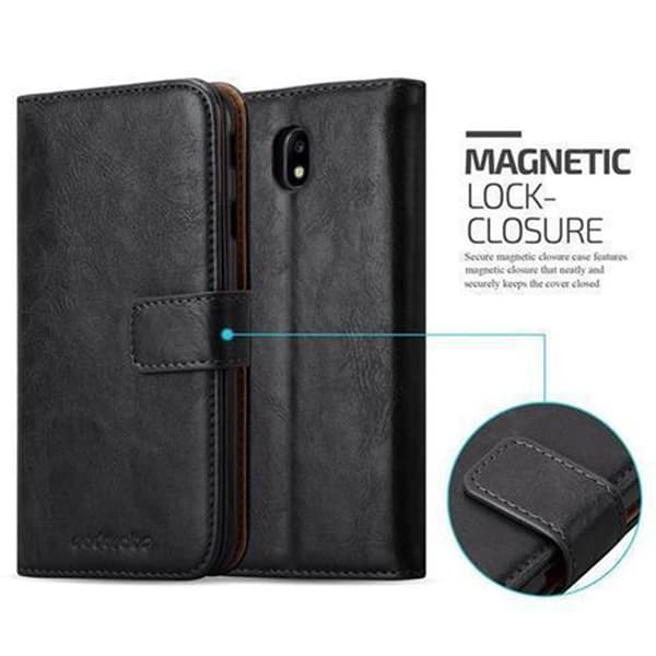 Samsung Galaxy J7 2017 Suojakotelo Suojakuori Lompakkokotelo Matkapuhelinkotelo jossa magneettisuljenta, jalusta-toiminto ja korttitasku