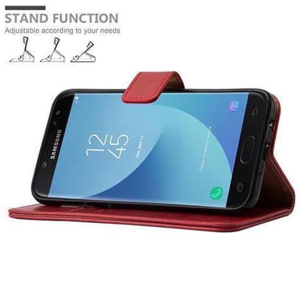 Samsung Galaxy J7 2017 Suojakotelo Suojakuori Lompakkokotelo Matkapuhelinkotelo jossa magneettisuljenta, jalusta-toiminto ja korttitasku