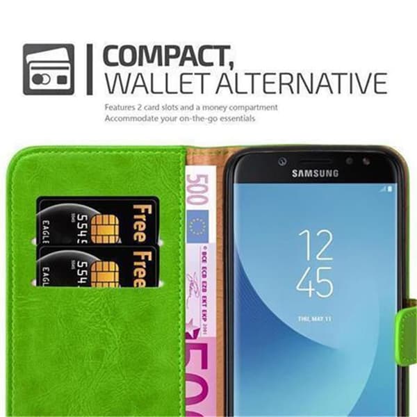 Samsung Galaxy J7 2017 Suojakotelo Suojakuori Lompakkokotelo Matkapuhelinkotelo jossa magneettisuljenta, jalusta-toiminto ja korttitasku