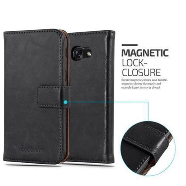 Samsung Galaxy A3 2017 Plånboksfodral Skal Mobilskyddmed magnetisk stängning, ståfunktion och kortficka