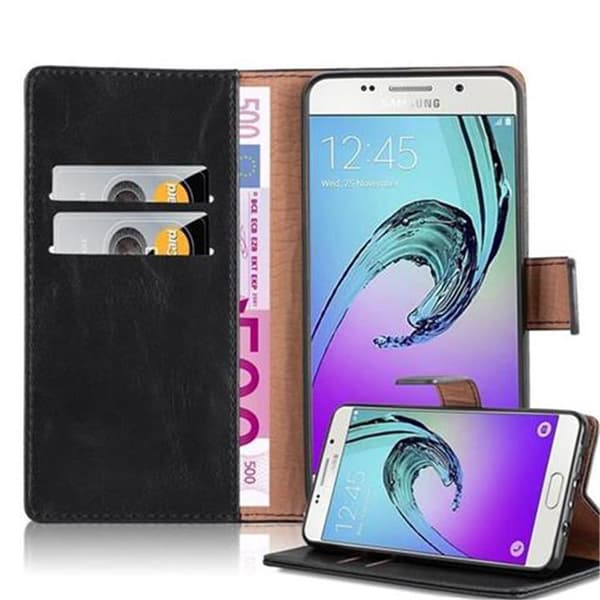 Samsung Galaxy A5 2016 Suojakotelo Suojakuori Lompakkokotelo Matkapuhelinkotelo jossa magneettisuljenta, jalusta-toiminto ja korttitasku