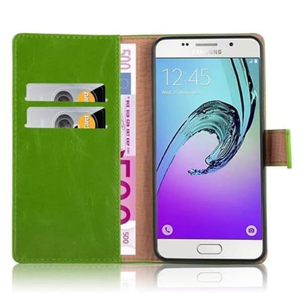 Samsung Galaxy A5 2016 Suojakotelo Suojakuori Lompakkokotelo Matkapuhelinkotelo jossa magneettisuljenta, jalusta-toiminto ja korttitasku