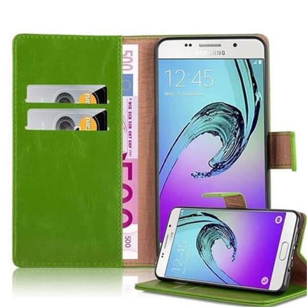 Samsung Galaxy A5 2016 Suojakotelo Suojakuori Lompakkokotelo Matkapuhelinkotelo jossa magneettisuljenta, jalusta-toiminto ja korttitasku