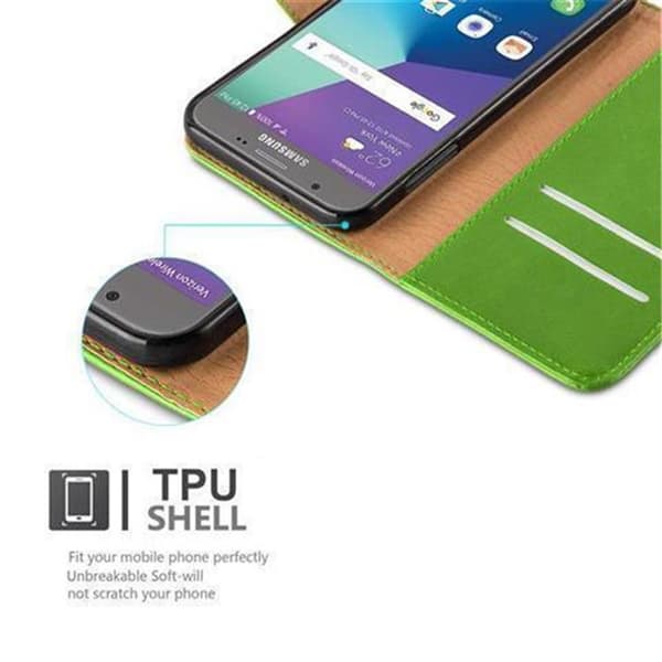 Deksel til Samsung Galaxy J5 2017 US Version Lommebokdeksel med magnetisk lukking, stativfunksjon og kortlomme