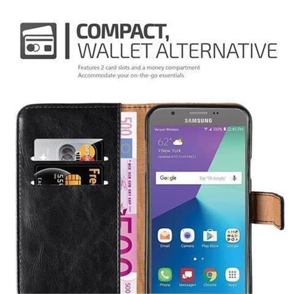 Deksel til Samsung Galaxy J5 2017 US Version Lommebokdeksel med magnetisk lukking, stativfunksjon og kortlomme