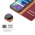 Miniatyrbilde 3 av 6: Deksel til Samsung Galaxy J5 2017 US Version Lommebokdeksel med magnetisk lukking, stativfunksjon og kortlomme