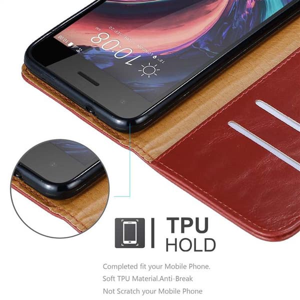 HTC Desire 10 PRO Plånboksfodral Skal Mobilskyddmed magnetisk stängning, ståfunktion och kortficka