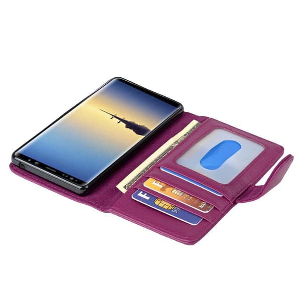 Lommebokdeksel til Samsung Galaxy NOTE 8 Deksel med magnetisk lukking og 3 kortplasser