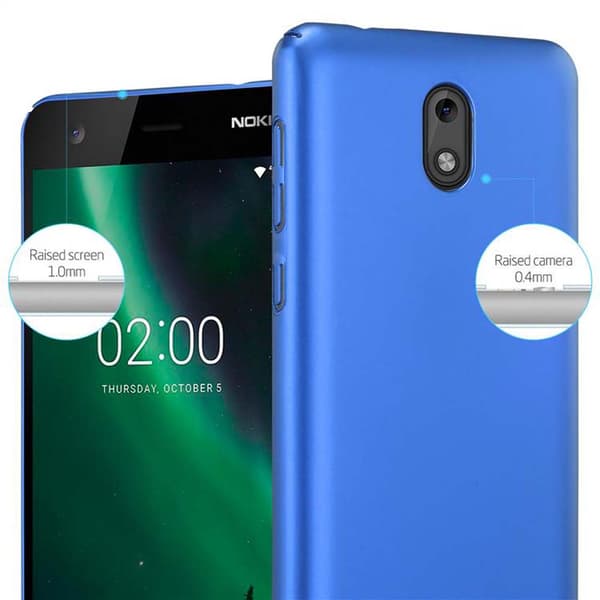 Nokia 2 2017 Suojakuori Hard Case Suojakotelo metallin näköinen suojus naarmuja ja iskuja vastaan