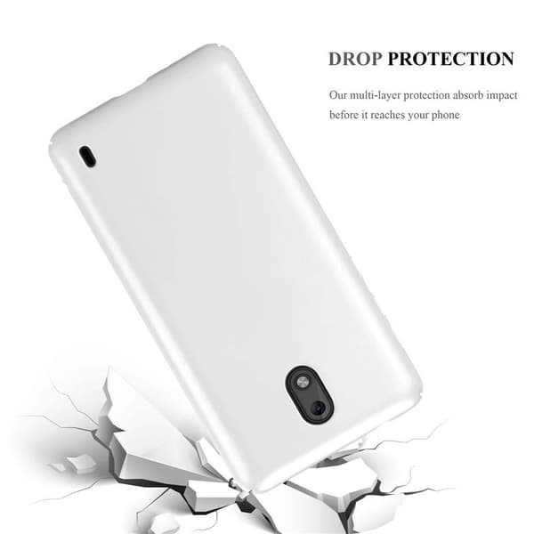 Nokia 2 2017 Suojakuori Hard Case Suojakotelo metallin näköinen suojus naarmuja ja iskuja vastaan