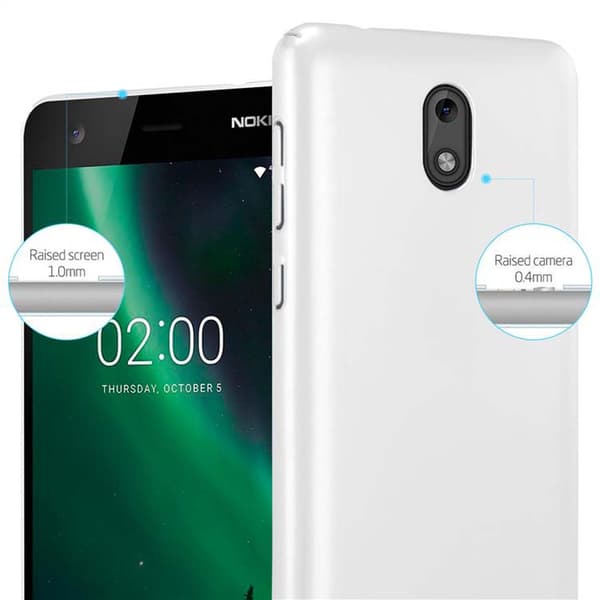 Nokia 2 2017 Suojakuori Hard Case Suojakotelo metallin näköinen suojus naarmuja ja iskuja vastaan