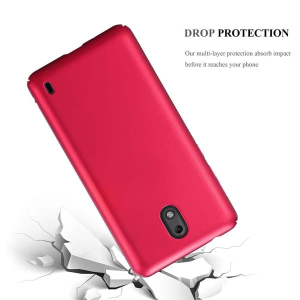 Nokia 2 2017 Suojakuori Hard Case Suojakotelo metallin näköinen suojus naarmuja ja iskuja vastaan