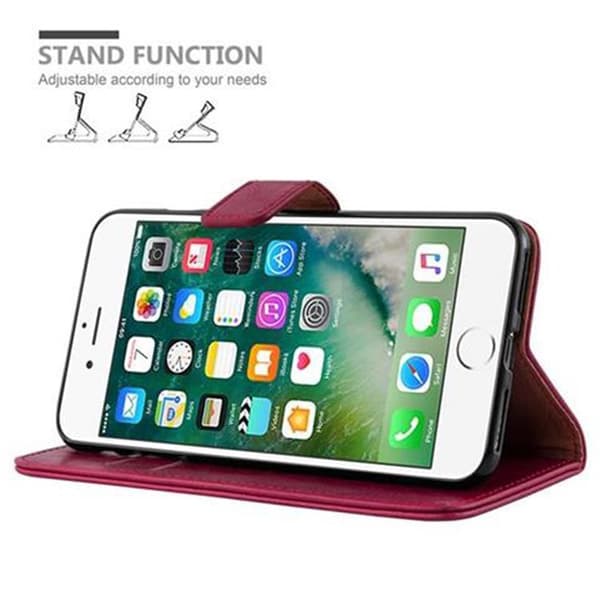 Deksel til iPhone 7 PLUS / 7S PLUS / 8 PLUS Lommebokdeksel med magnetisk lukking, stativfunksjon og kortlomme