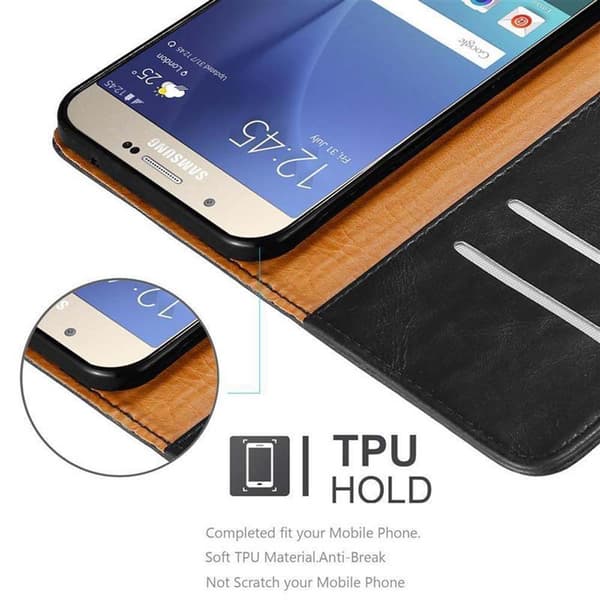 Samsung Galaxy A8 2015 Plånboksfodral Skal Mobilskyddmed magnetisk stängning, ståfunktion och kortficka