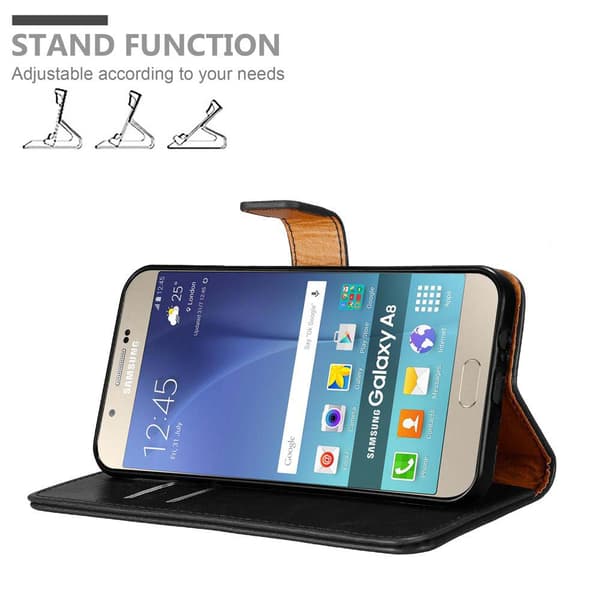 Samsung Galaxy A8 2015 Plånboksfodral Skal Mobilskyddmed magnetisk stängning, ståfunktion och kortficka