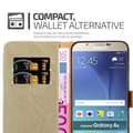 Miniatyrbild 6 av 6: Samsung Galaxy A8 2015 Plånboksfodral Skal Mobilskyddmed magnetisk stängning, ståfunktion och kortficka