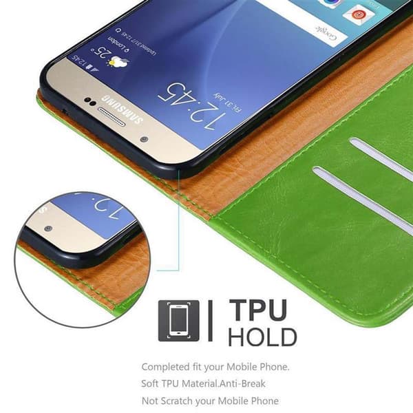 Samsung Galaxy A8 2015 Plånboksfodral Skal Mobilskyddmed magnetisk stängning, ståfunktion och kortficka