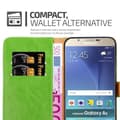 Miniatyrbild 6 av 6: Samsung Galaxy A8 2015 Plånboksfodral Skal Mobilskyddmed magnetisk stängning, ståfunktion och kortficka