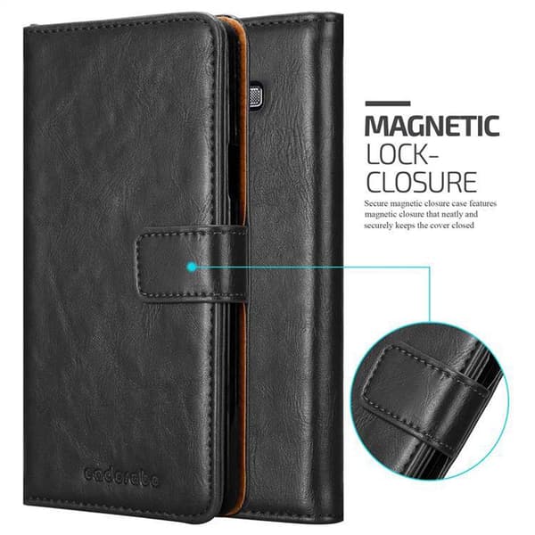 Samsung Galaxy A7 2015 Plånboksfodral Skal Mobilskyddmed magnetisk stängning, ståfunktion och kortficka
