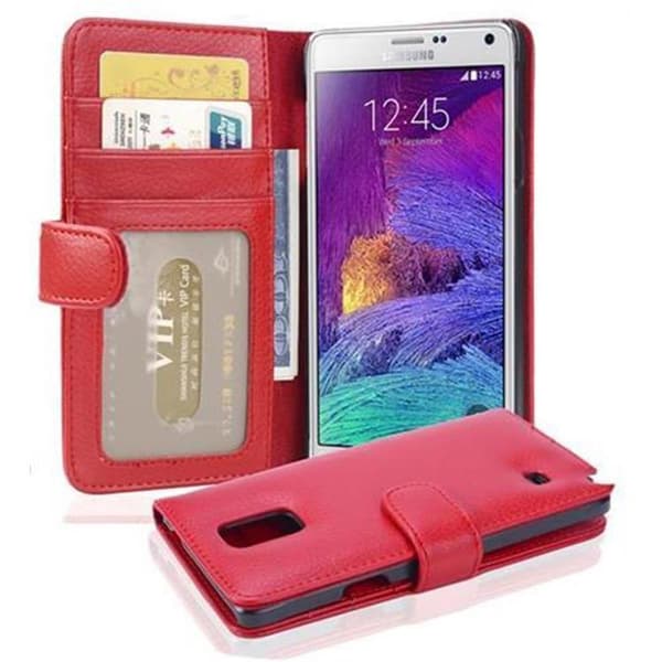 Lommebokdeksel til Samsung Galaxy NOTE 4 Deksel med magnetisk lukking og 3 kortplasser