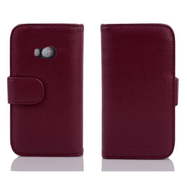 HTC ONE M8 MINI Skal Fodral Mobilskydd med magnetisk stängning och 3 kortplatser