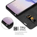 Pikkukuva 6 / 8: MEIZU 16Xs Suojakotelo Suojakuori Lompakkokotelo Matkapuhelinkotelo jossa magneettisuljenta, jalusta-toiminto ja korttitasku