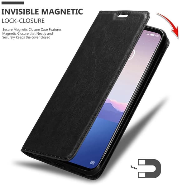 MEIZU 16Xs Suojakotelo Suojakuori Lompakkokotelo Matkapuhelinkotelo jossa magneettisuljenta, jalusta-toiminto ja korttitasku