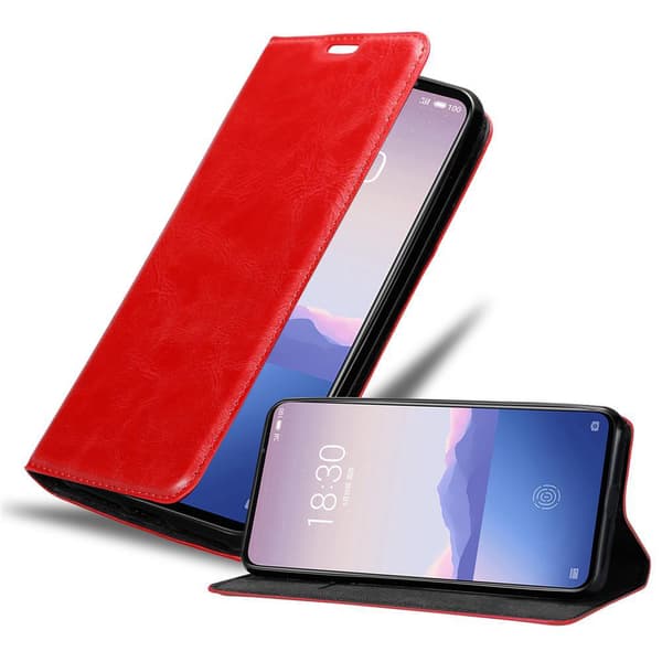 Lommebokdeksel til MEIZU 16S Deksel med magnetisk lukking, stativfunksjon og kortlomme