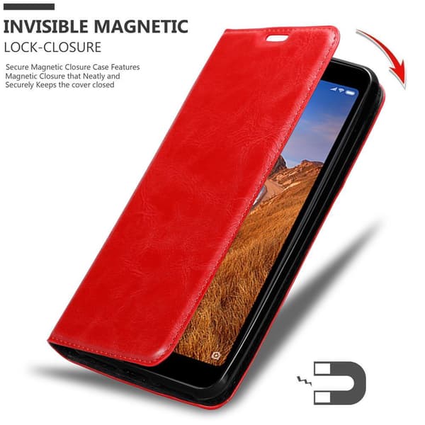 Xiaomi RedMi 7A Suojakotelo Suojakuori Lompakkokotelo Matkapuhelinkotelo jossa magneettisuljenta, jalusta-toiminto ja korttitasku