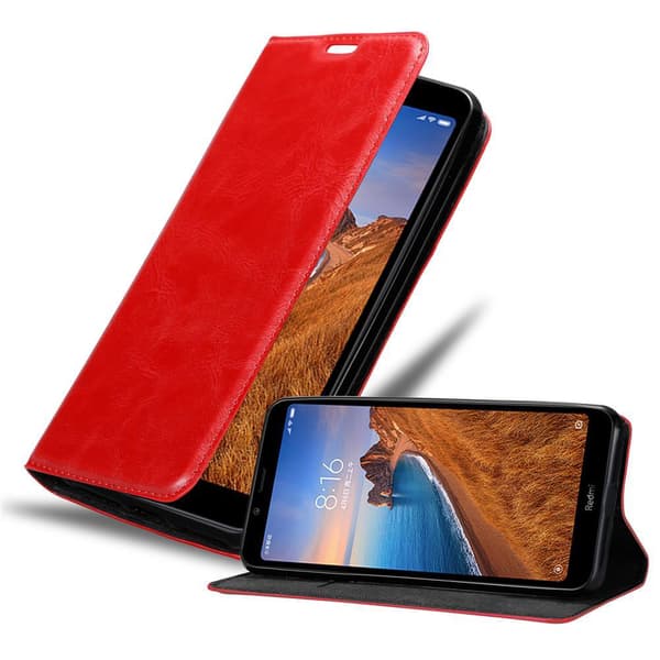 Xiaomi RedMi 7A Suojakotelo Suojakuori Lompakkokotelo Matkapuhelinkotelo jossa magneettisuljenta, jalusta-toiminto ja korttitasku