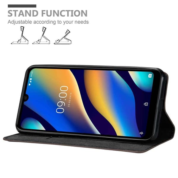 WIKO VIEW 3 LITE Fodral Skal Plånboksfodral Case med magnetisk stängning, ståfunktion och kortficka