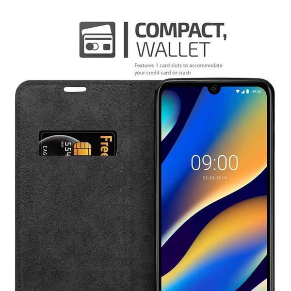 WIKO VIEW 3 LITE Fodral Skal Plånboksfodral Case med magnetisk stängning, ståfunktion och kortficka