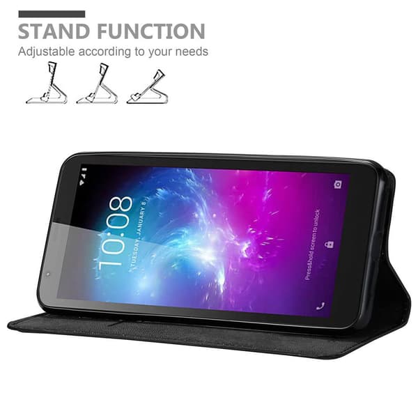 ZTE Blade A3 2019 Fodral Skal Plånboksfodral Case med magnetisk stängning, ståfunktion och kortficka