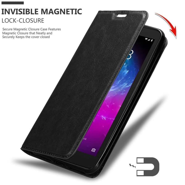 ZTE Blade A3 2019 Fodral Skal Plånboksfodral Case med magnetisk stängning, ståfunktion och kortficka