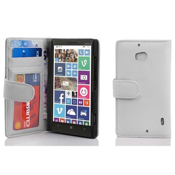 Nokia Lumia 929 / 930 Skal Fodral Mobilskydd med magnetisk stängning och 3 kortplatser
