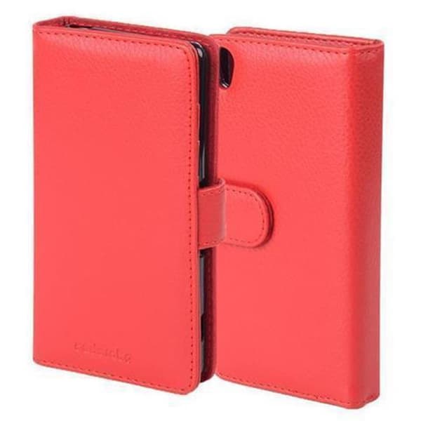 Sony Xperia Z5 Pungetui Cover () INFERNO RØD