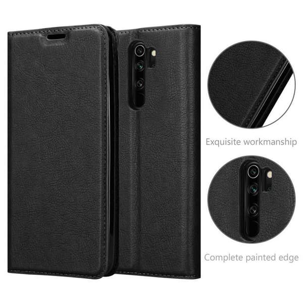 Lommebokdeksel til Xiaomi RedMi NOTE 8 PRO Deksel med magnetisk lukking, stativfunksjon og kortlomme