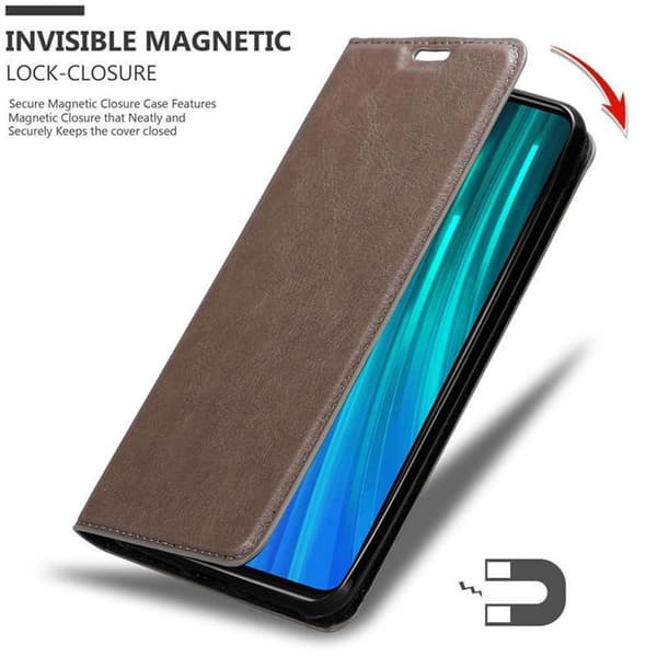 Xiaomi RedMi NOTE 8 PRO Suojakotelo Suojakuori Lompakkokotelo Matkapuhelinkotelo jossa magneettisuljenta, jalusta-toiminto ja korttitasku