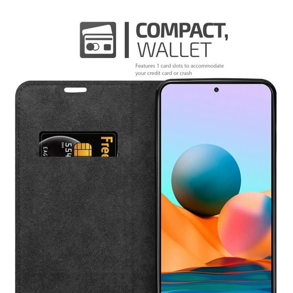Xiaomi RedMi NOTE 10 4G / RedMi NOTE 11 4G Fodral Skal Plånboksfodral Case med magnetisk stängning, ståfunktion och kortficka