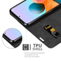 Miniatyrbild 4 av 8: Xiaomi RedMi NOTE 10 4G / RedMi NOTE 11 4G Fodral Skal Plånboksfodral Case med magnetisk stängning, ståfunktion och kortficka