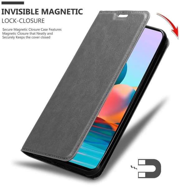 Xiaomi RedMi NOTE 10 4G / RedMi NOTE 11 4G Fodral Skal Plånboksfodral Case med magnetisk stängning, ståfunktion och kortficka