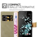 Miniatyrbild 5 av 5: HTC U PLAY Plånboksfodral Skal Mobilskyddmed magnetisk stängning, ståfunktion och kortficka