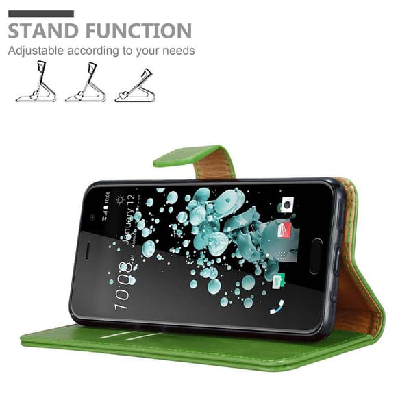 HTC U PLAY Plånboksfodral Skal Mobilskyddmed magnetisk stängning, ståfunktion och kortficka
